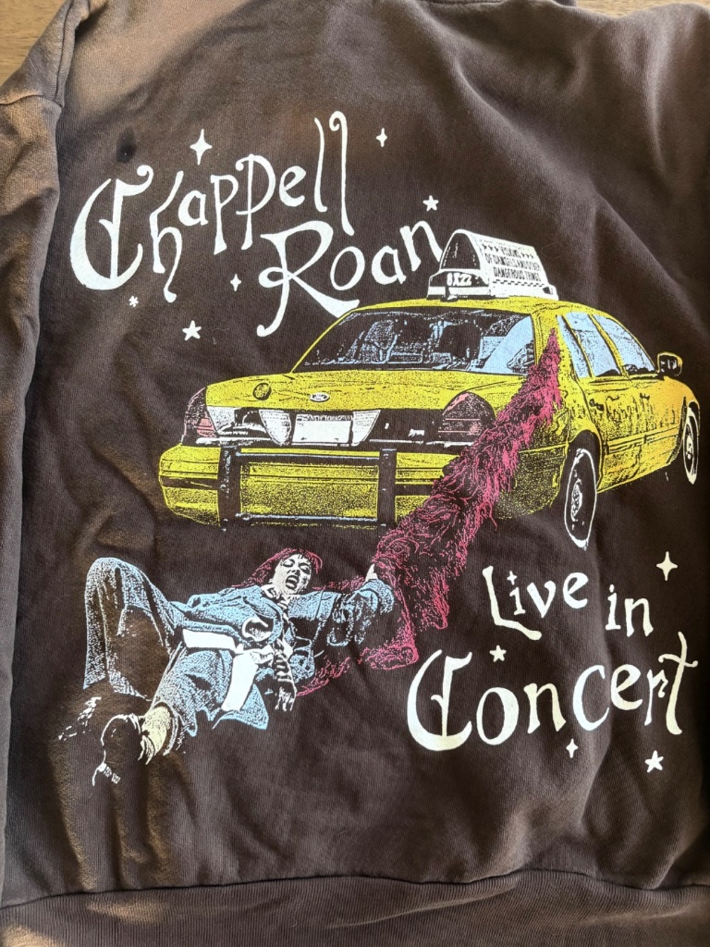 Chappell Roan Brown Live In Concert Tour Hoodie | S View 4